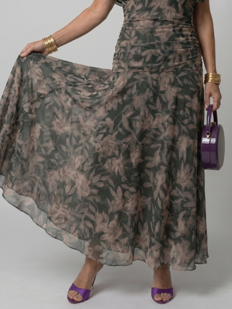 Stella & Grace™ | Off-Shoulder Midi Dress