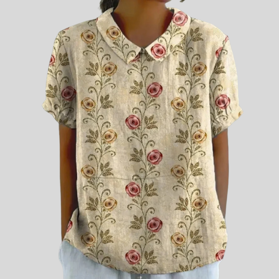 Elegant Comfortable Floral Top