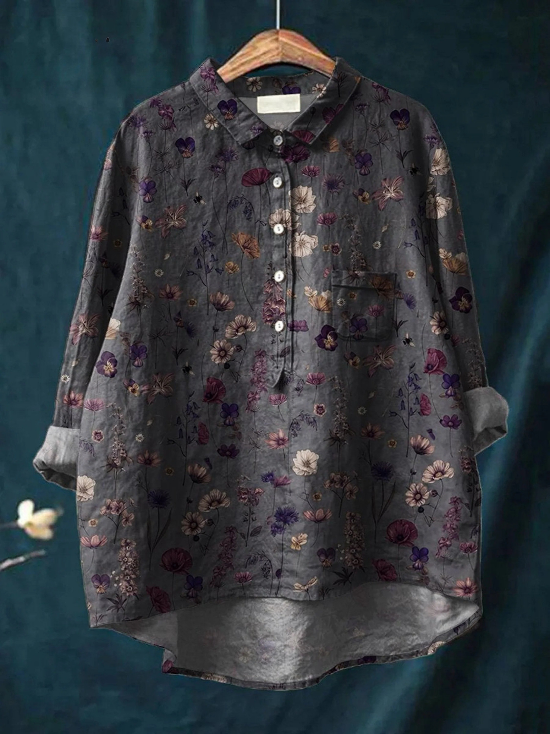 Firenze - Lightweight Floral Shirt Dress