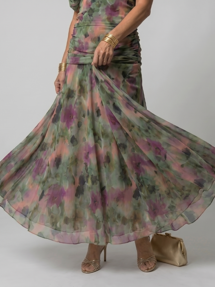 Stella & Grace™ | Off-Shoulder Midi Dress