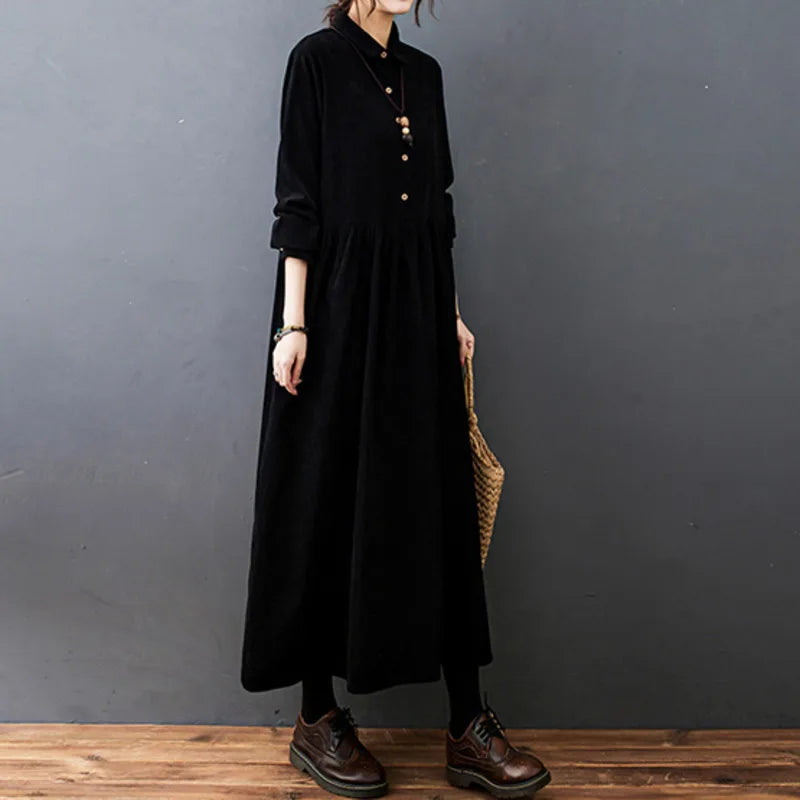 Evelyne | Classis Elegant Shirt Dress