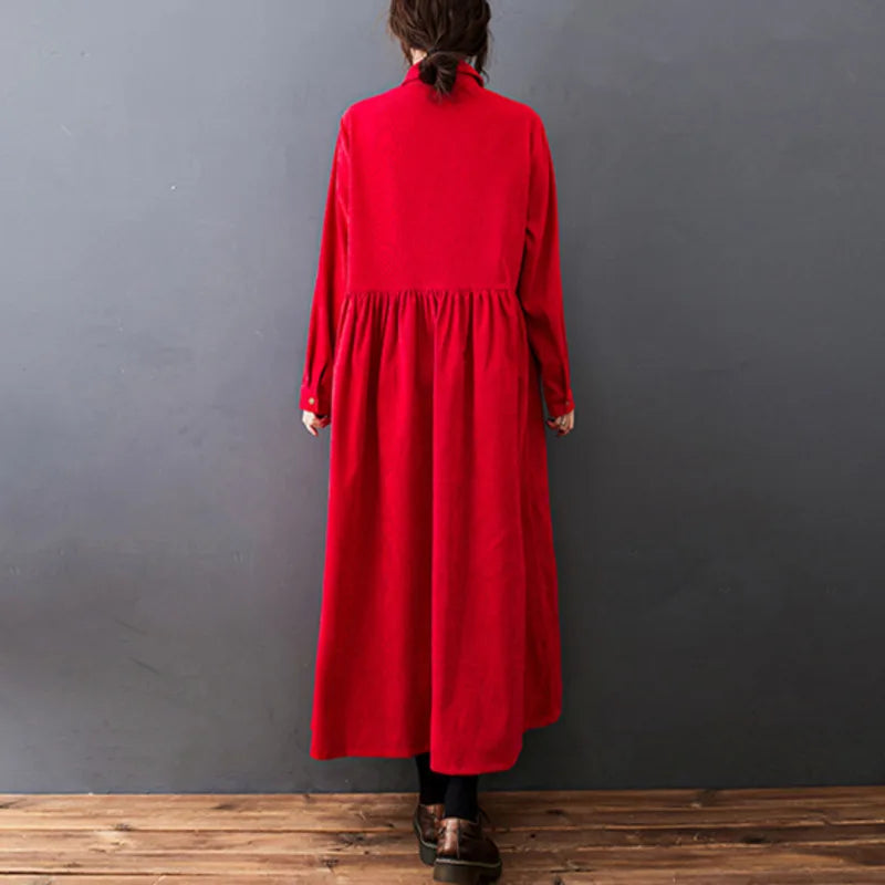 Evelyne | Classis Elegant Shirt Dress