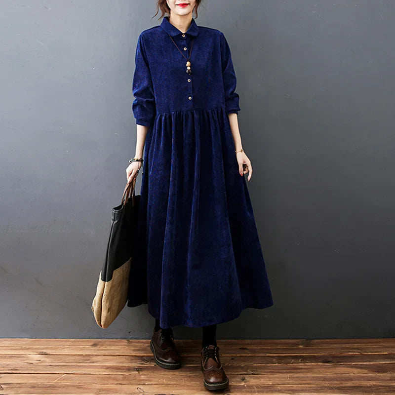 Evelyne | Classis Elegant Shirt Dress